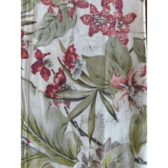 Tommy Bahama Paradise Point Tablecloth Printed Cotton/Poly Blend Muted Clr 47x53 - Picture 3 of 7